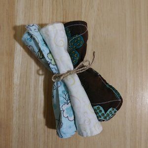 Reusable Paper Towels Handmade Cloth Unpaper Towels Set of 3